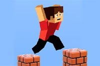 Etene vaarallisten Minecraft-maastojen läpi tässä 3D-parkourpelissä!