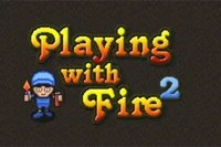Räjäytä vastustajat tässä bomberman-pelissä Playing With Fire!