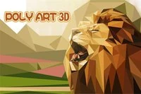 Tässä pelissä palautat poly art -teoksen takaisin.