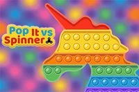 Kuinka paljon pelilautaa voit tyhjentää Pop It vs. Spinner -pelissä?