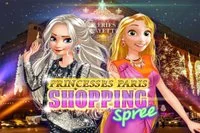 Elsa ja Rapunzel ovat Pariisissa ja haluavat ostaa muodikkaita vaatteita,