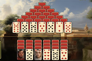 Pelaa Pyramid Solitairea antiikin Roomassa