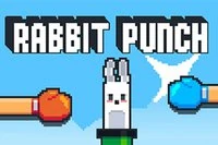 Lyö pupuja hauskassa pelissä Rabbit Punch