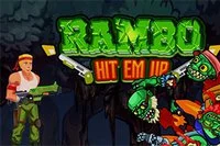Pelaa Rambo-sankarina ja yritä tuhota kaikki zombit vaihtelevalla kartalla