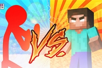 Stickman vs Monster School - täydellinen peli Red And Blue Stickman Adventure