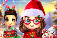 Roblox Christmas Dress Up on hauska jouluteemainen pukeutumispeli, jossa on