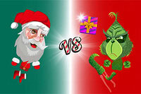 Hyppää ja potkaise lahjapakkausta pelissä Santa vs Skritch kerätäksesi