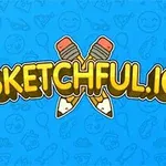 Keltainen teksti SKETCHFUL