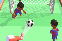 Soccer Dash on rento jalkapallopeli, jossa pelaat pallona