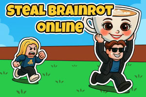 Steal Brainrot Online is a chaotic and addictive heist game where every move is a gamble
