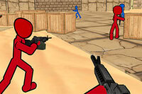 Nauti tästä upeasta FPS-pelistä, jossa ohjaat rohkeaa tikku-ukkoa!
