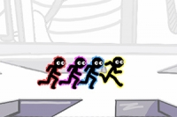 Stickman Party Electric on hauska seikkailupeli kahdelle pelaajalle