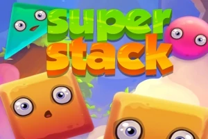 Värikkäitä, ilmeikkäitä kasvokuvioita ja teksti super stack värikkäin kirjaimin