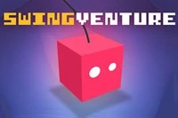 Blockhead on aloittamassa seikkailunsa pelissä Swingventure