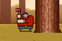 Timberman on erittäin koukuttava retro-tyylinen pistepeli