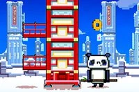 Olet hurja, bambua heiluttava panda ... mutta varo kaatamasta tornia itsellesi!