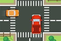 Sinulla on risteys, pysäytä auto tai moottoripyörä
