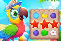 Lähde värikkäälle seikkailulle Tropical Match -pelissä!