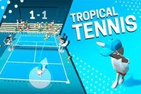 Trooppinen Tennis on hauska ja koukuttava urheilupeli.