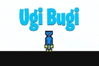 Ugi Bugi, söpö sininen pehmolelunalle, haluaa lipulle