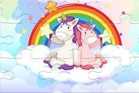 Unicorn Puzzle on mainio peli, joka auttaa lapsia kehittämään