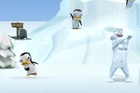 Lyö pingviiniä mahdollisimman kauas!