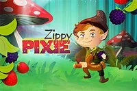 Ammu marjoja ja pähkinöitä muodostaaksesi match-3-yhdistelmiä Zippy Pixie